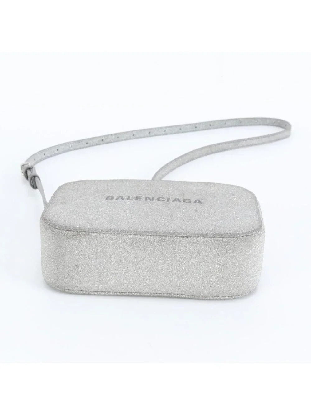 Balenciaga Everyday Camera Glitter Leather Shoulder Bag Crossbody - Picture 5 of 9